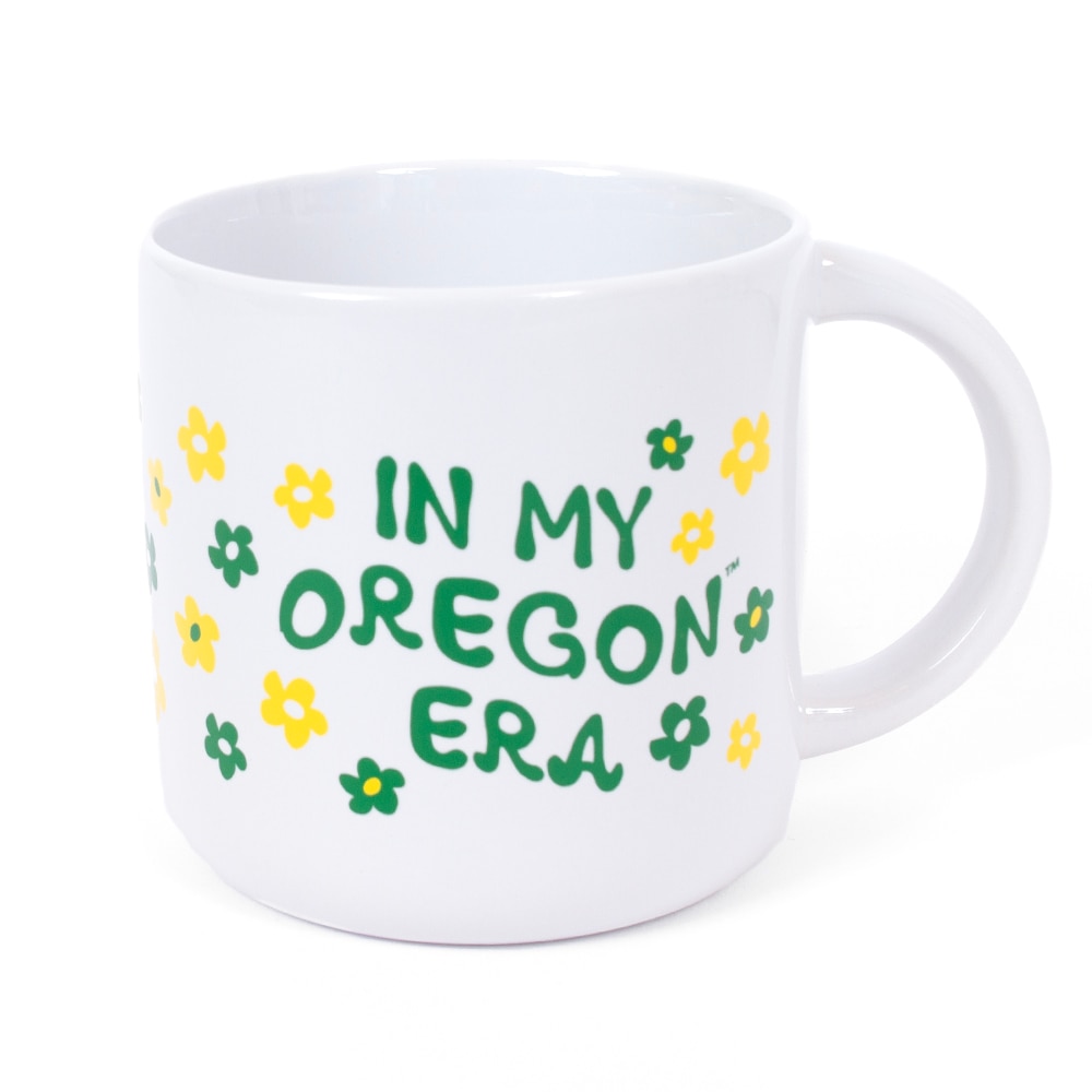 Ducks Spirit, Neil, White, Traditional Mugs, Ceramic, Home & Auto, 11 ounce, Keri, In My Oregon Era, Flowers, 960310